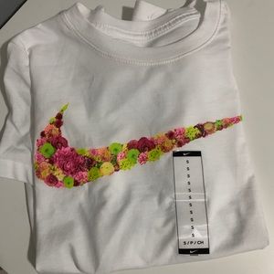 nike floral swoosh
